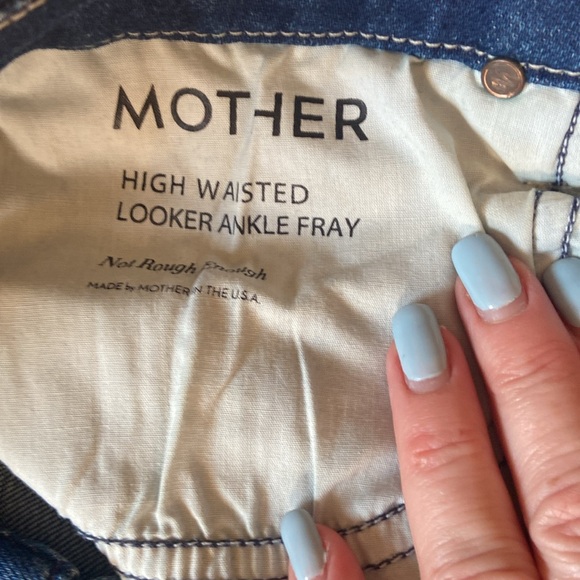 Dark high-rise mother jeans - Picture 6 of 8